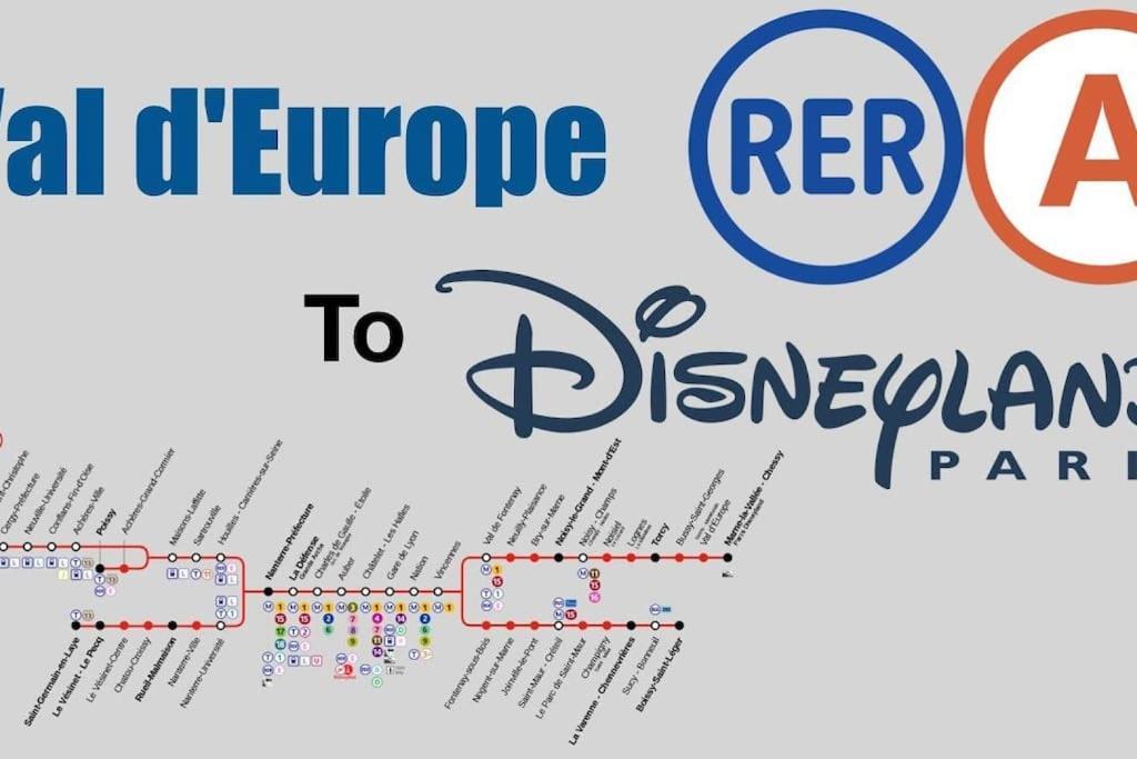 Le Regence, Terrasse, Serris Disney Exteriör bild
